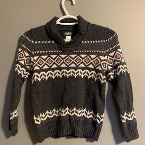 Oshkosh Grey & Red Sweater